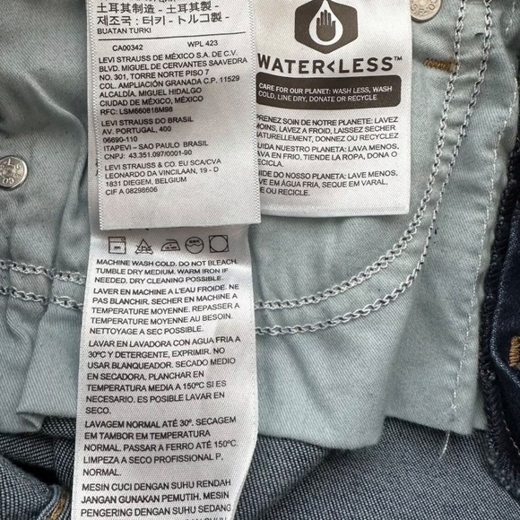 Levi’s Levi Levis 311 Shaping Skinny Blue Jeans Mid Rise Tummy Slimming  W27 L32 - Picture 6 of 6